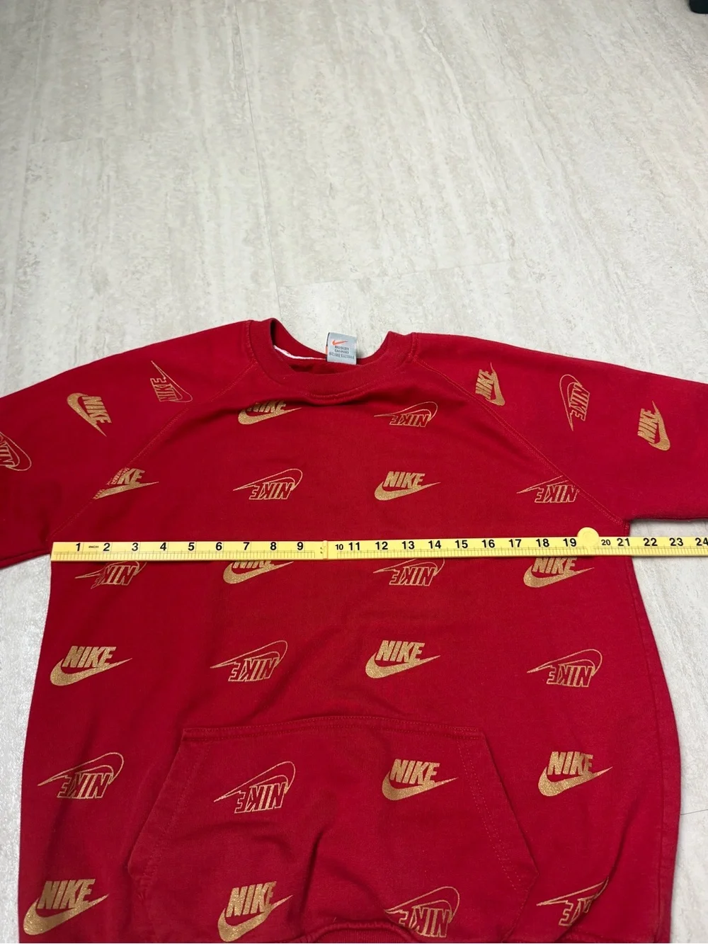 Vintage 90's Nike Crewneck sweatshirt all over Nike print